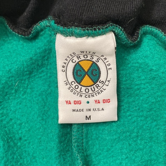 Cross Colours Sweatpants Size Medium - Picture 3 of 4